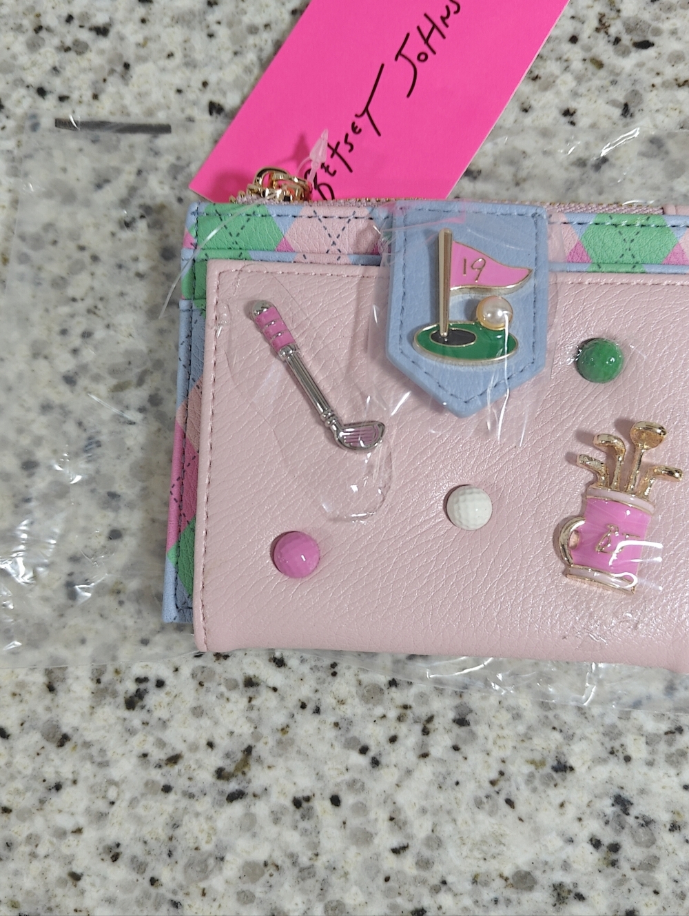 Betsey johnson golf wallet (19th Hole Wallet Pink) - Picture 4 of 11